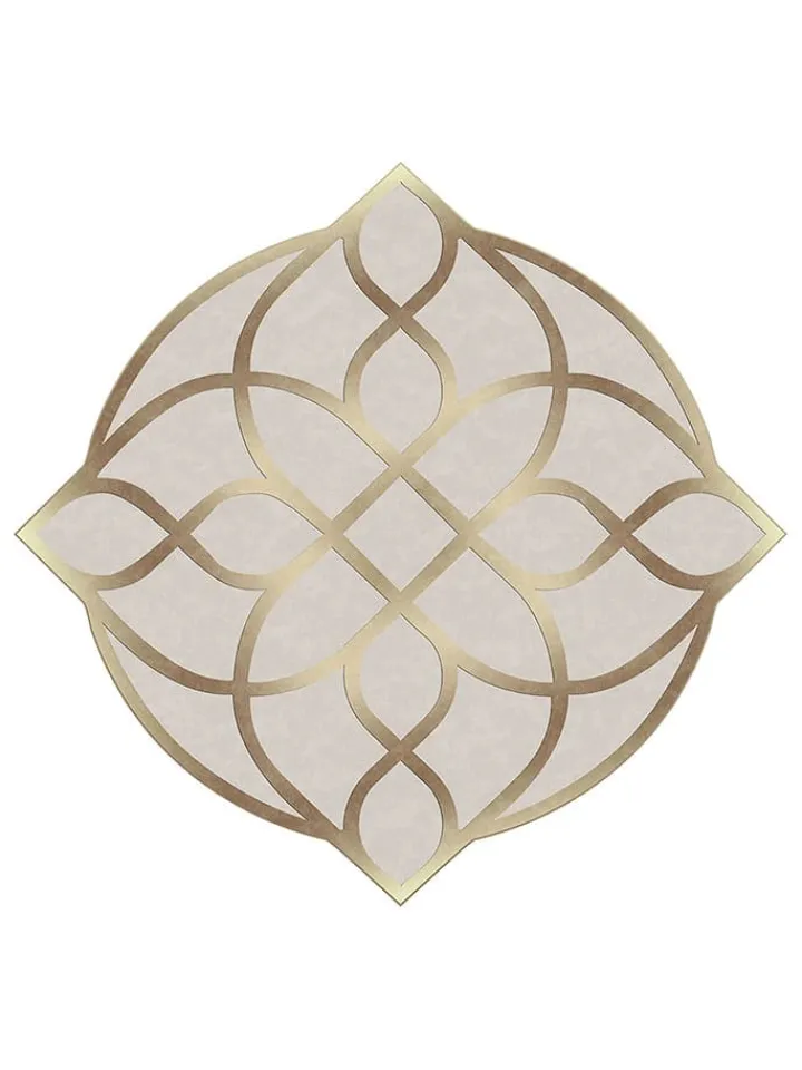 CARPET DIEM Teppiche & Fußmatten<Kurzflor-Teppich in Beige/ Gold