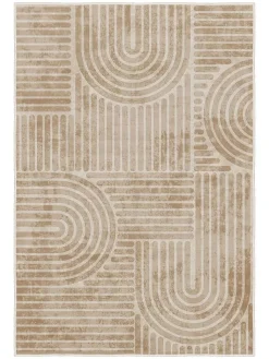 CARPET DIEM Teppiche & Fußmatten<Kurzflor-Teppich in Beige/ Hellbraun