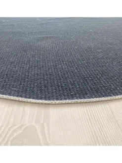 ABERTO DESIGN Teppiche & Fußmatten<Kurzflor-Teppich in Beige/ Dunkelblau