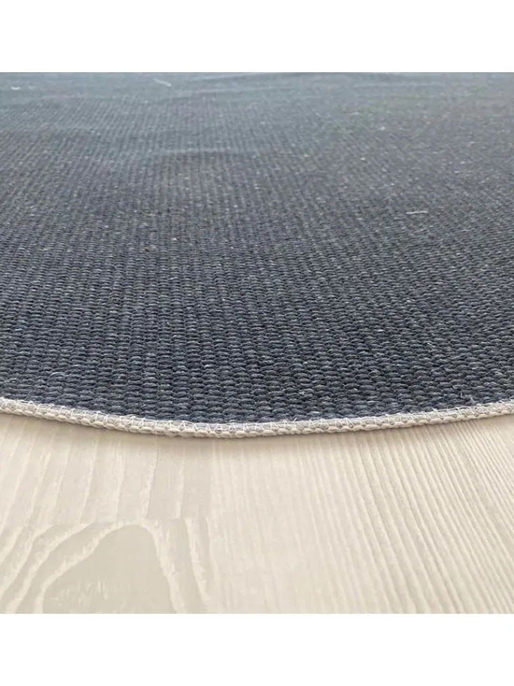 ABERTO DESIGN Teppiche & Fußmatten<Kurzflor-Teppich in Beige/ Dunkelblau