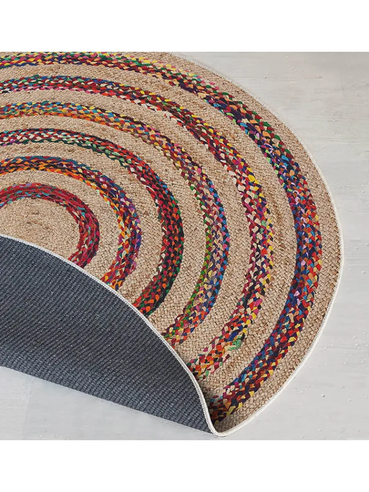 ABERTO DESIGN Teppiche & Fußmatten<Kurzflor-Teppich in Beige/ Rot