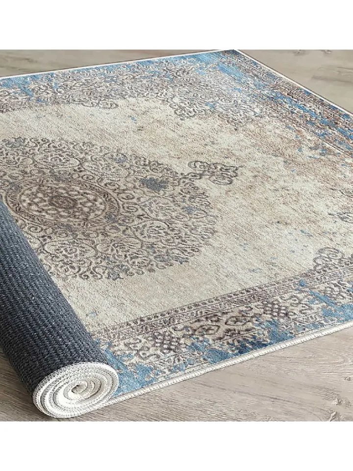 ABERTO DESIGN Teppiche & Fußmatten<Kurzflor-Teppich in Bunt