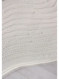 ABERTO DESIGN Teppiche & Fußmatten<Kurzflor-Teppich in Creme