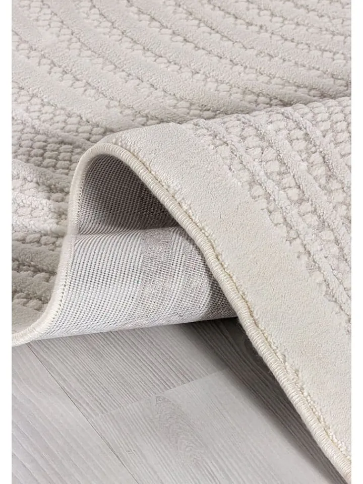 ABERTO DESIGN Teppiche & Fußmatten<Kurzflor-Teppich in Creme