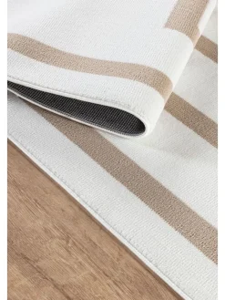 ABERTO DESIGN Teppiche & Fußmatten<Kurzflor-Teppich in Creme/ Beige