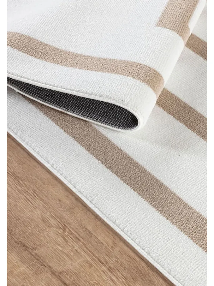 ABERTO DESIGN Teppiche & Fußmatten<Kurzflor-Teppich in Creme/ Beige