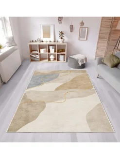 CARPET DIEM Teppiche & Fußmatten<Kurzflor-Teppich in Creme/ Beige