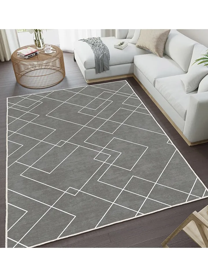 CARPET DIEM Teppiche & Fußmatten<Kurzflor-Teppich in Grau