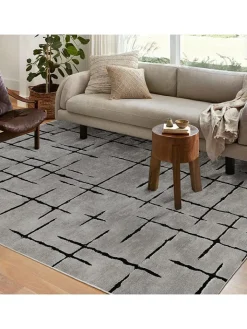 CARPET DIEM Teppiche & Fußmatten<Kurzflor-Teppich in Grau