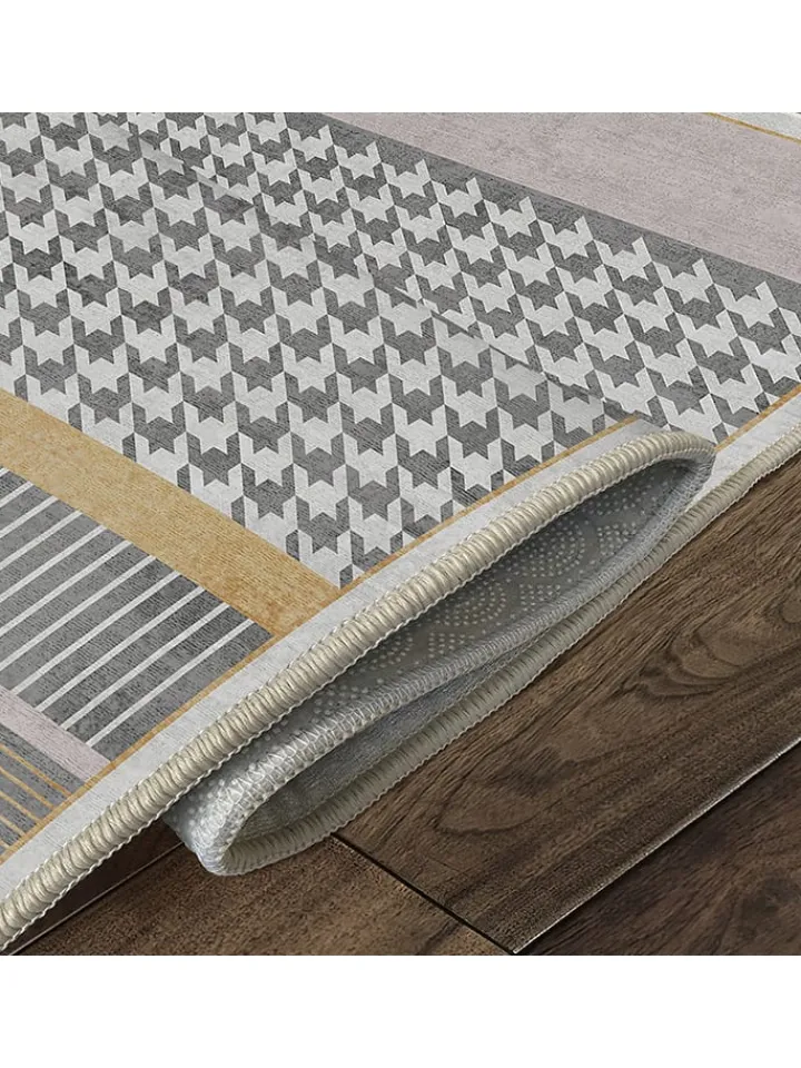 CARPET DIEM Teppiche & Fußmatten<Kurzflor-Teppich in Grau/ Hellbraun