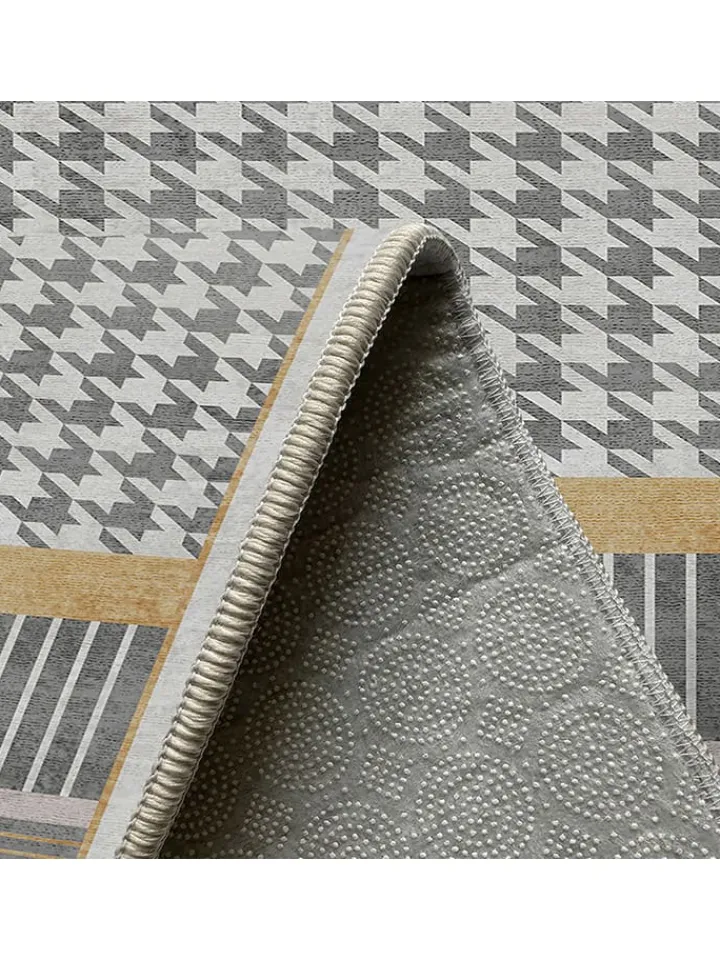CARPET DIEM Teppiche & Fußmatten<Kurzflor-Teppich in Grau/ Hellbraun