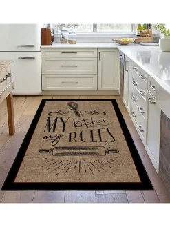 CARPET DIEM Teppiche & Fußmatten<Kurzflor-Teppich in Hellbraun/ Schwarz