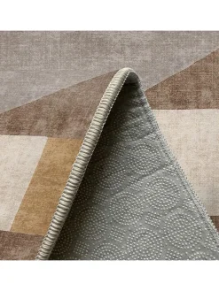 CARPET DIEM Teppiche & Fußmatten<Kurzflor-Teppich in Hellbraun/ Grau/ Beige