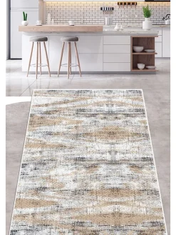 Conceptum Hypnose Teppiche & Fußmatten<Kurzflor-Teppich ''Incierto'' in Beige/ Grau