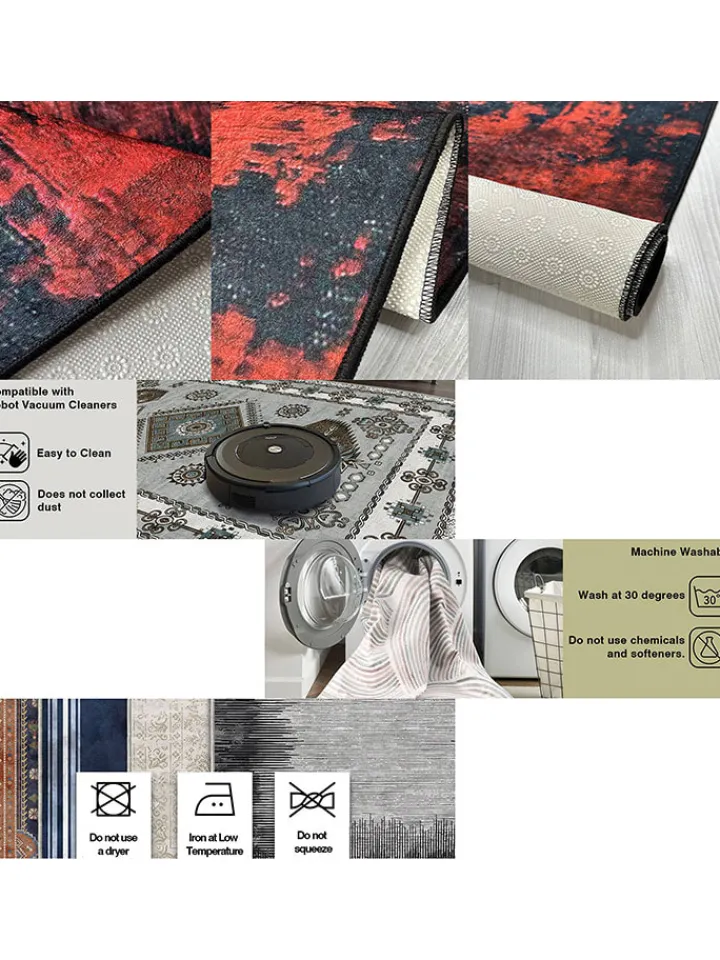 Conceptum Hypnose Teppiche & Fußmatten<Kurzflor-Teppich ''Kece-Fr09'' in Beige