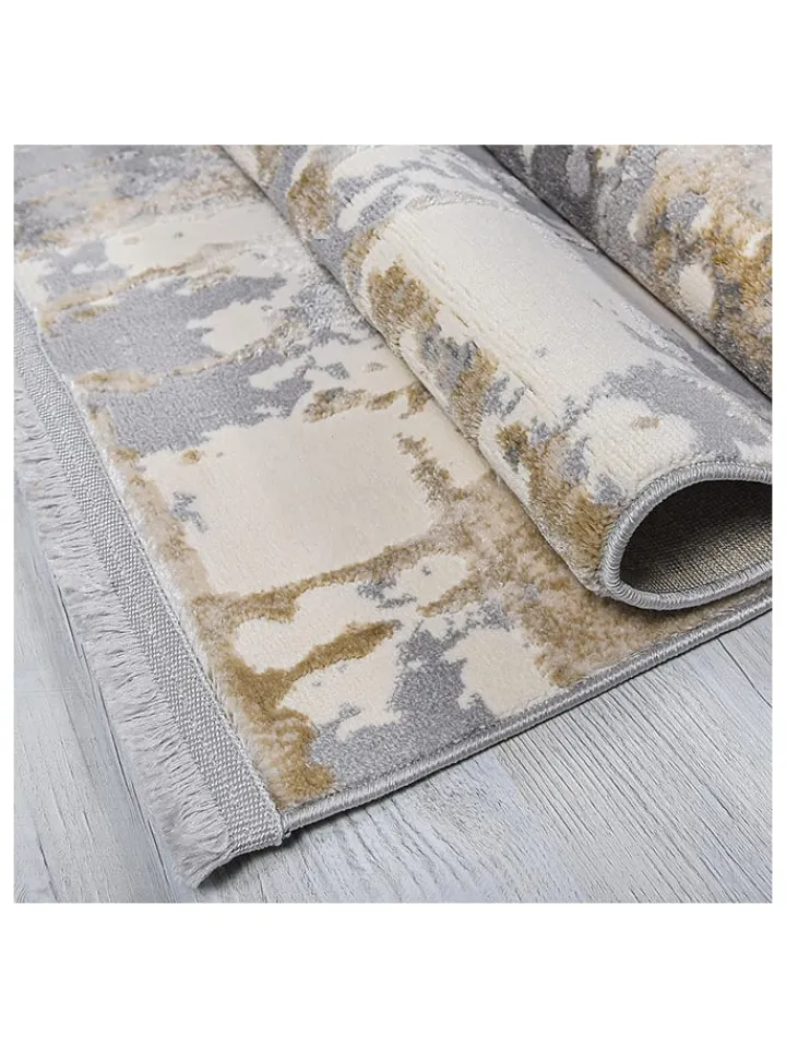 Mioli Teppiche & Fußmatten<Kurzflor-Teppich "Notta" in Grau/ Beige