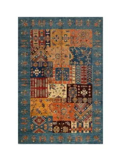 Mioli Teppiche & Fußmatten<Kurzflor-Teppich "Woopamuk" in Orange/ Blau