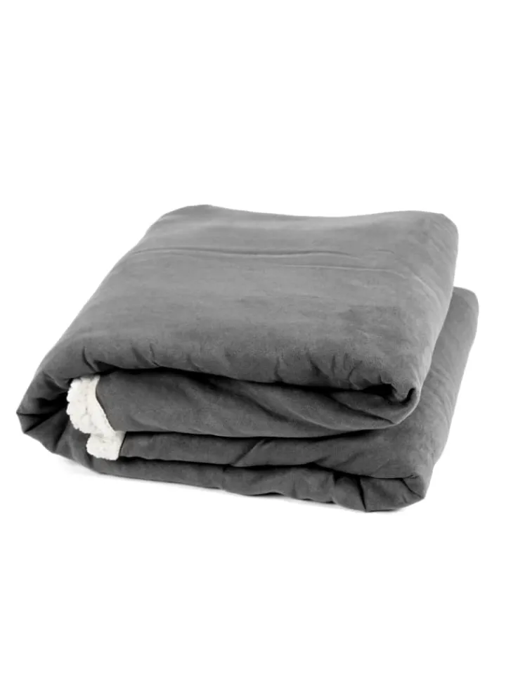 Vendôme Wohndecken & Plaids<Kuscheldecke " Sherpa-Plüsch " in charcoal