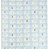 Bieco Spielwaren Wohndecken & Plaids<Kuscheldecke "Elefanten" in Blau - (L)90 x (B)75 cm