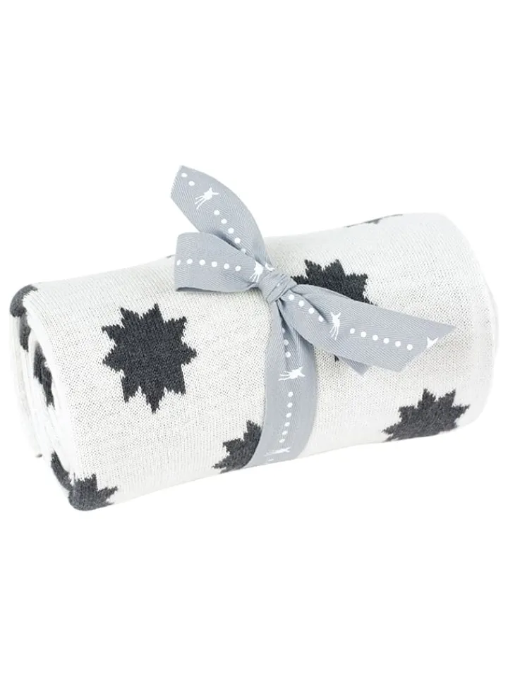 Lässig Wohndecken & Plaids<Kuscheldecke "Little Chums Stars" in Weiß - (L)100 x (B)75 cm