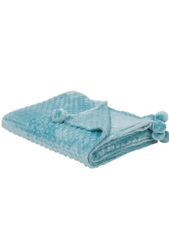 Beliani Wohndecken & Plaids<Kuscheldecke SAMUR in Blau - (W) 200 x (H) 2 x (L) 220 cm