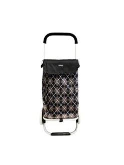 Almina Einkaufstaschen & -Trolleys<40L Einkaufstrolley aus Alu in Braun