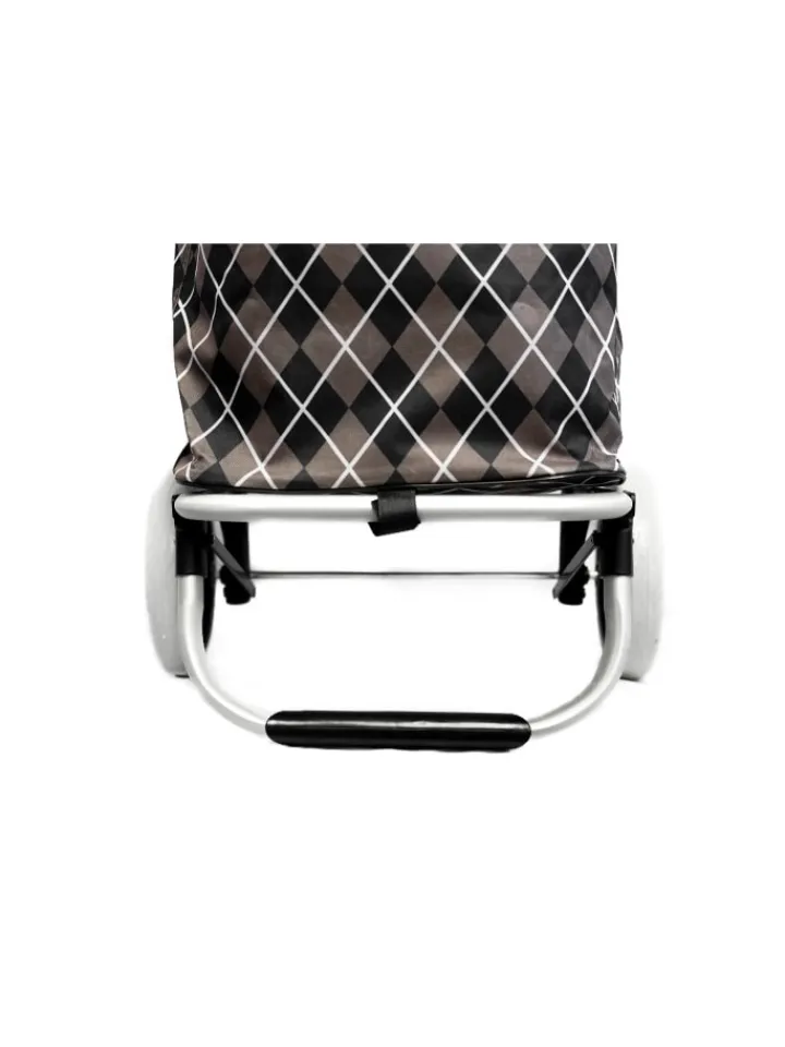 Almina Einkaufstaschen & -Trolleys<40L Einkaufstrolley aus Alu in Braun