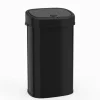 COSTWAY Mülleimer<58L Mülleimer Küche mit Sensor in Schwarz