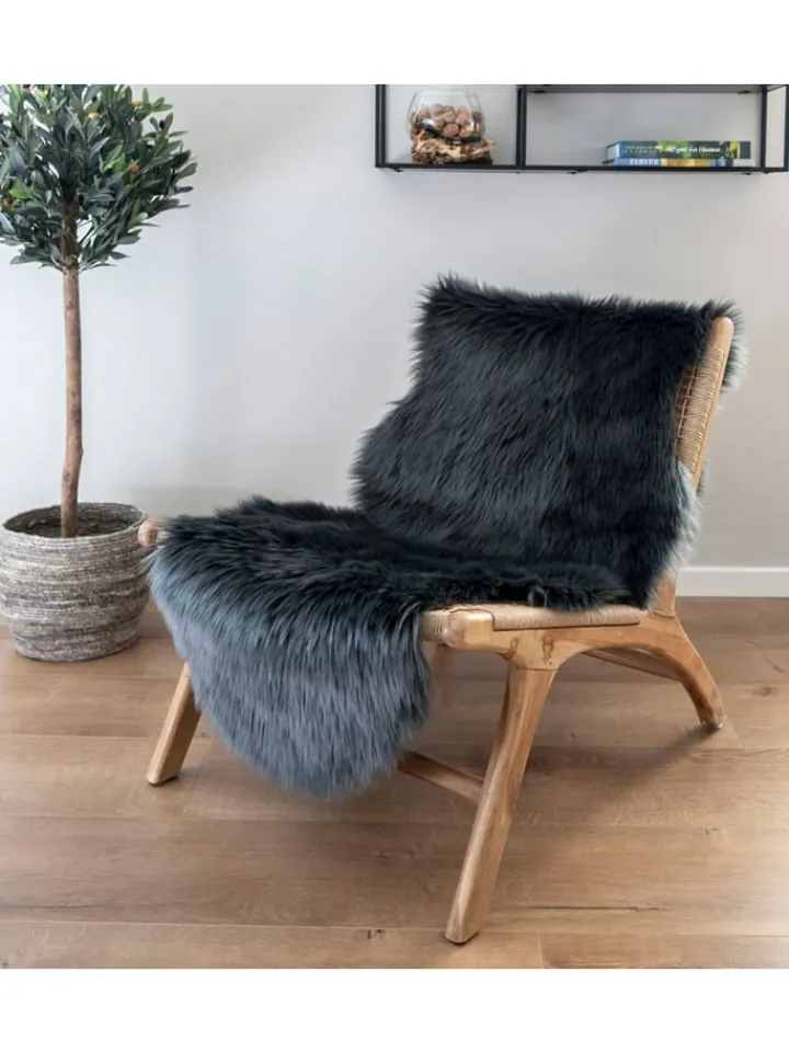 ebuy24 Lammfelle & Co<Lammfell Laila Grau 60 x 180 cm