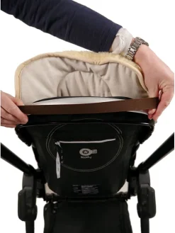 Kaiser Naturfellprodukte Lammfelle & Co<Lammfellauflage "Dolly" in Beige - (L)77 cm - (B)35 cm