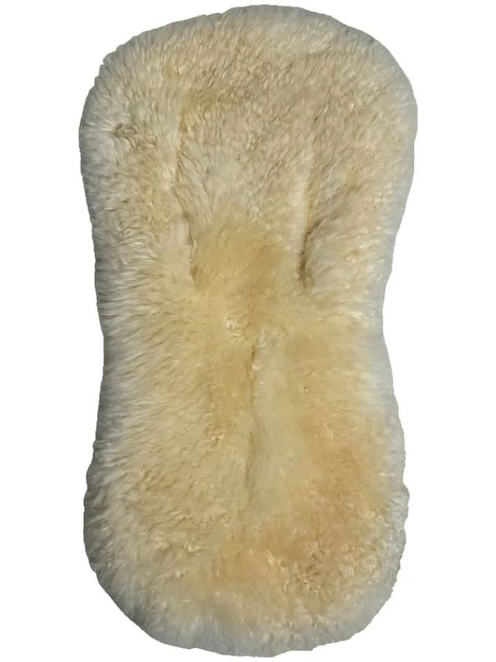 Kaiser Naturfellprodukte Lammfelle & Co<Lammfellauflage "Milky sand" in Natur - (L)77 x (B)35 cm