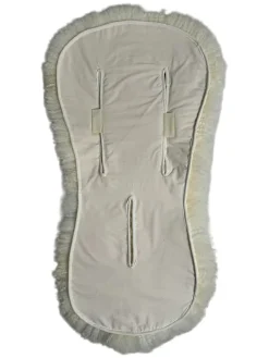 Kaiser Naturfellprodukte Lammfelle & Co<Lammfellauflage "Milky sand" in Natur - (L)77 x (B)35 cm