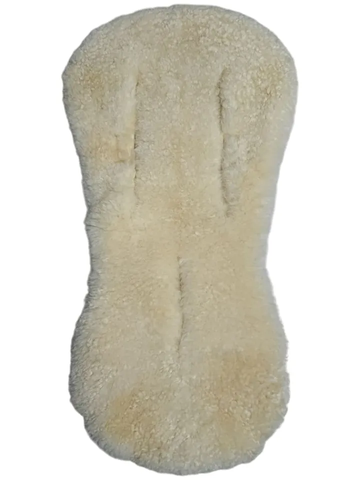 Kaiser Naturfellprodukte Lammfelle & Co<Lammfellauflage "Milky sand" in Natur - (L)77 x (B)35 cm