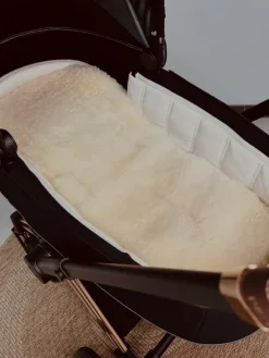 Kaiser Naturfellprodukte Lammfelle & Co<Lammfellauflage "Milky sand" in Natur - (L)77 x (B)35 cm