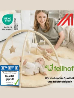 Kinderhaus Blaubär Lammfelle & Co<Lammfellbürste mit Reinigungskamm TOP