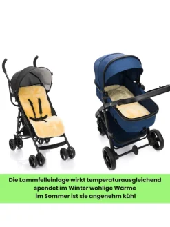 fillikid Lammfelle & Co<Lammfelleinlage 73x33 Exklusiv in Natur