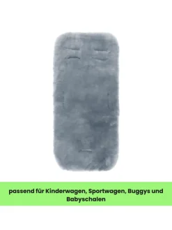 fillikid Lammfelle & Co<Lammfelleinlage 73x33 Exklusiv in Grau