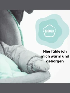 fillikid Lammfelle & Co<Lammfelleinlage 73x33 Exklusiv in Grau