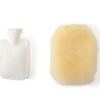 Hofbrucker Wärmflaschen & -Kissen<Lammfell-Wärmflasche in Natur - (L)28 x (B)20 cm