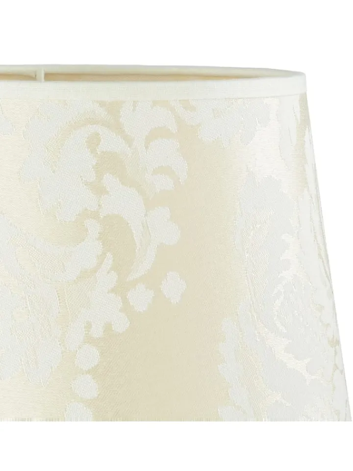 Licht-Erlebnisse Tischleuchten<Lampenschirm Ø 19.5 x (H)14 cm in Ecru