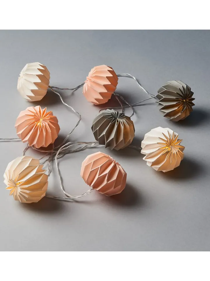 Butlers Lichterketten & Dekobeleuchtung<Lampions-Lichterkette HANAMI LED 6er-Set in Grau