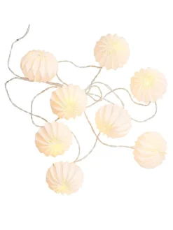 Butlers Lichterketten & Dekobeleuchtung<Lampions-Lichterkette HANAMI LED 6er-Set in Weiß