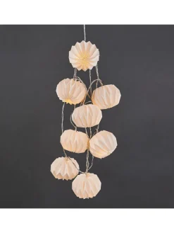 Butlers Lichterketten & Dekobeleuchtung<Lampions-Lichterkette HANAMI LED 6er-Set in Weiß
