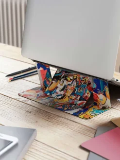 Designnest Technikzubehör<Laptopständer ''Moft'' in Bunt - (L)22 x (B)17 cm