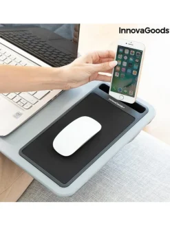 InnovaGoods Büro- & Schulbedarf<Laptop-Tisch in Grau - (B)57,5 x (H)5,8 x (T)30,5 cm