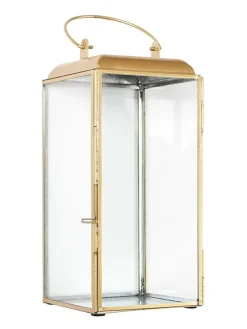 The Concept Factory Kerzen, Vasen & Mehr<Laterne in Gold - (B)15 x (H)35 x (T)15 cm