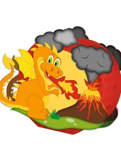 URSUS Partyzubehör & -Dekoration<Laternen-Bastelset "Easy Line - Feuerdrache" in Bunt