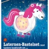 URSUS Partyzubehör & -Dekoration<Laternen-Bastelset "Einhorn" in Bunt