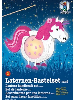 URSUS Partyzubehör & -Dekoration<Laternen-Bastelset "Einhorn" in Bunt