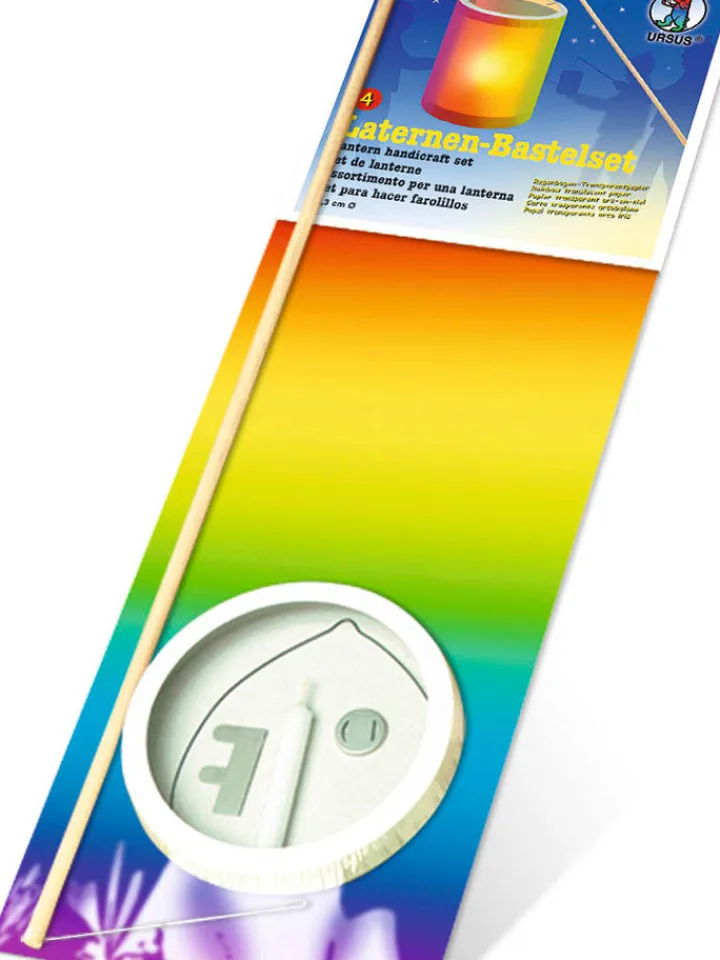 URSUS Partyzubehör & -Dekoration<Laternen-Bastelset "Regenbogen" in Bunt